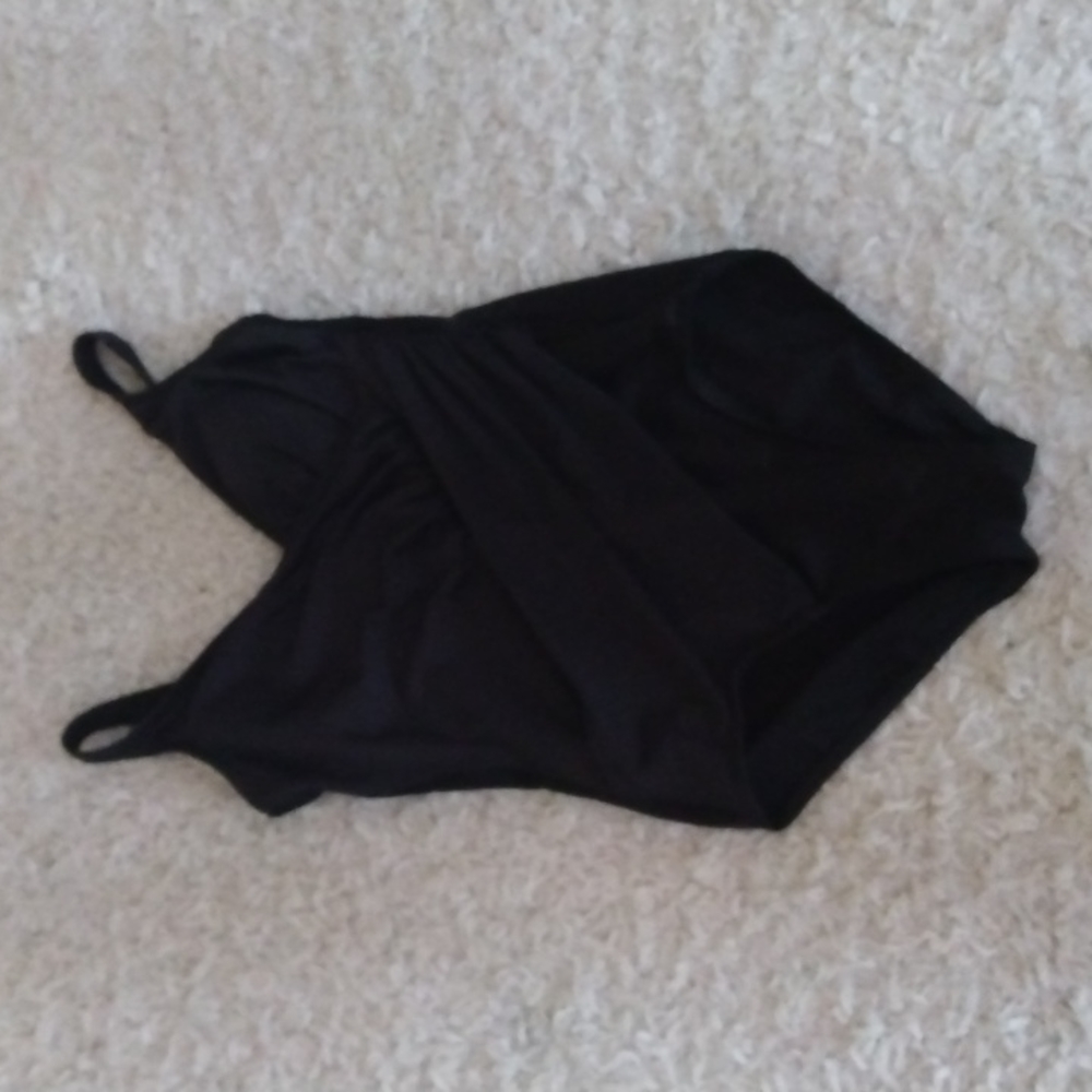 Miraclesuit  One-piece Black Swimsuit.